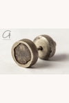 Parts of Four Stud Earrings 0.2 CT, Diamond Plate 1235-7-DA+DIA